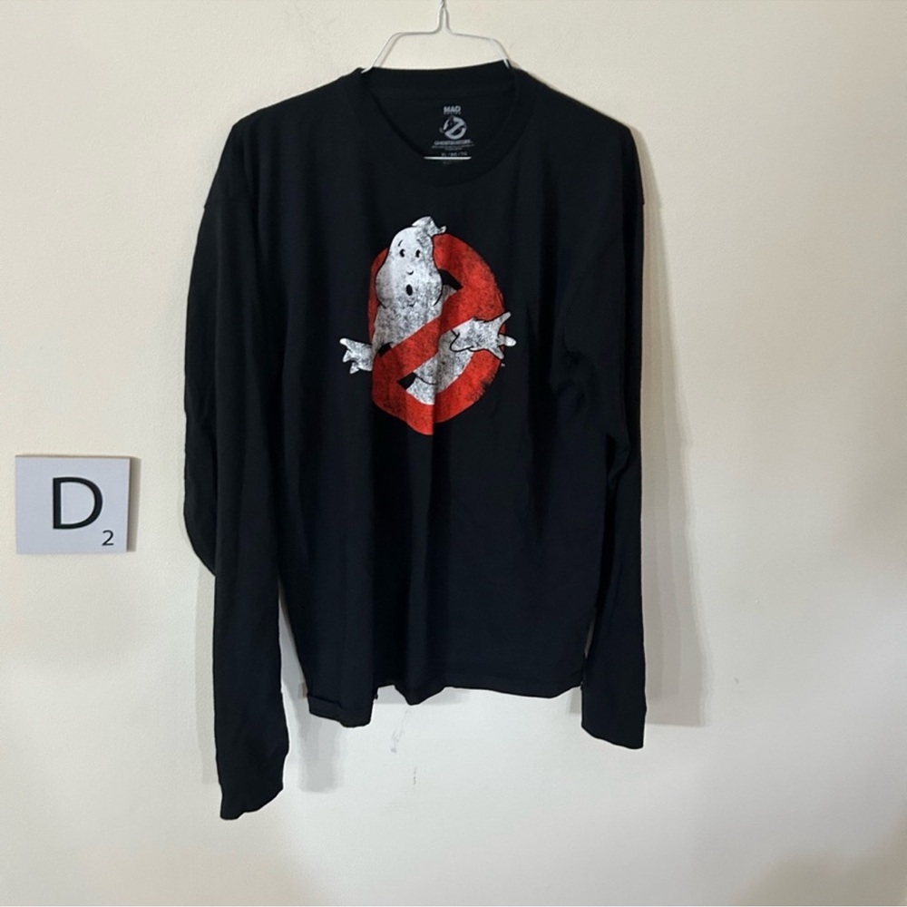 Mad Engine Ghostbusters men’s size xl long sleeve black Tee